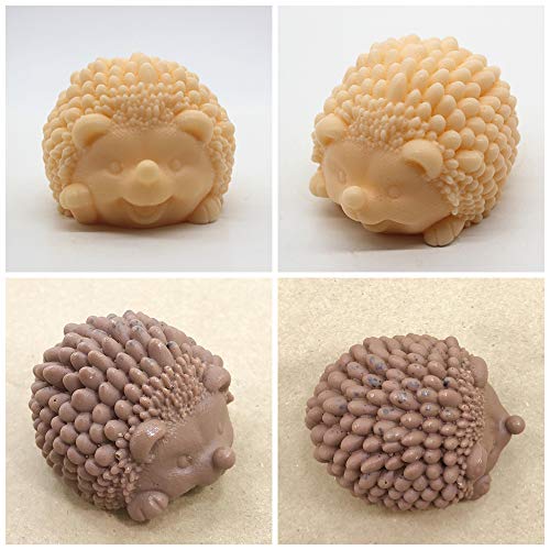 3D Cute Hedgehog Soap Mold Craft Art Silicone Soap Mold DIY Handmade Candle Mold Chocolate Plaster of Paris Mould - Thumbnail 4
