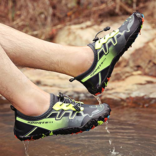 Mens Womens Water Sport Shoes Barefoot Quick-Dry Aqua Socks for Beach Swim Surf Yoga Exercise - Thumbnail 7