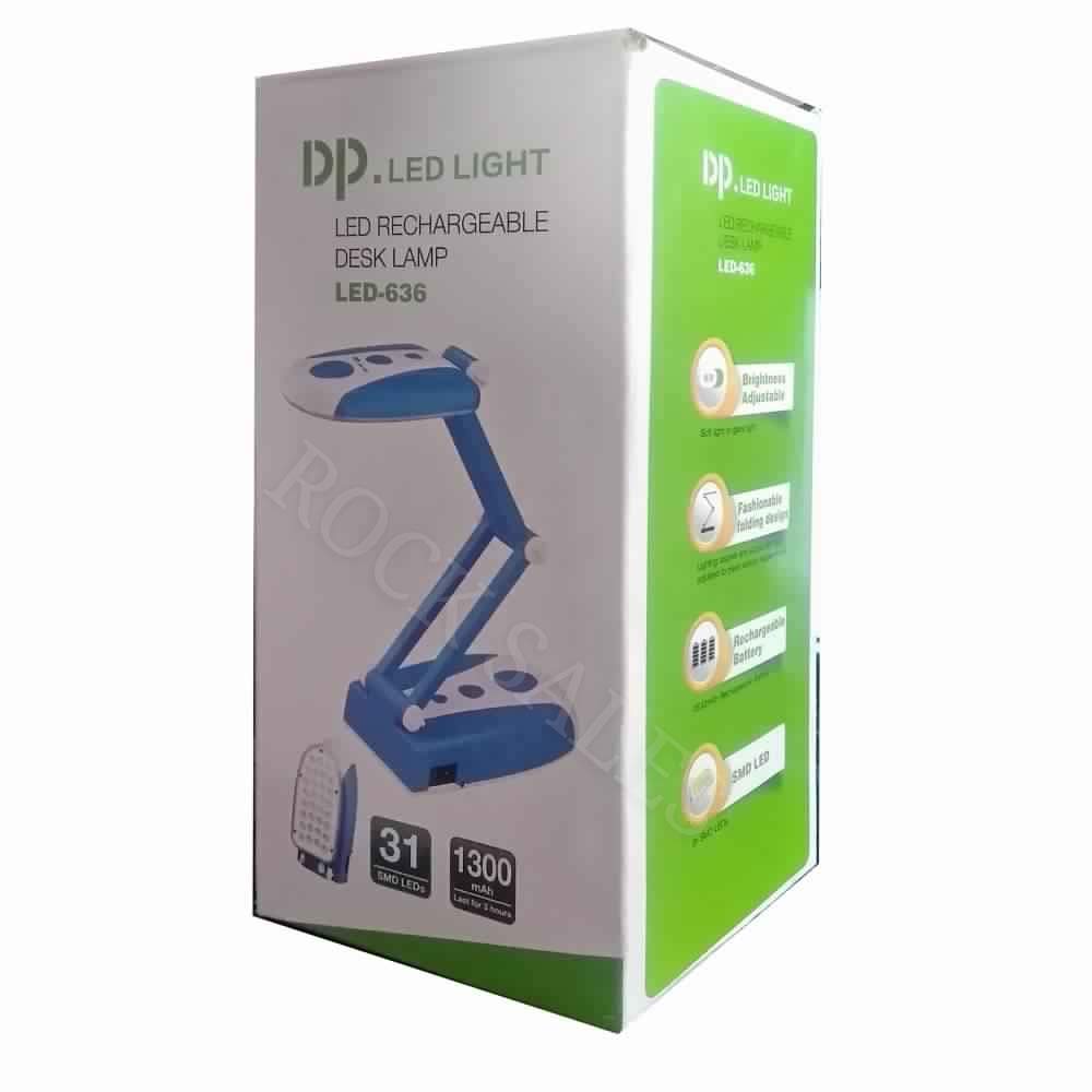 dp led rechargeable desk lamp