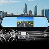 Zone Tech 4.3 Inch TFT Car Auto LCD Screen Rear Monitor View Rearview DVD AV Mirror