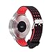 Huawei Smartwatch Band Strap- X4-TECH 18mm Width Silicone Watchbands Strap for Huawei Watch/Huawei Fit(Black/Red)
