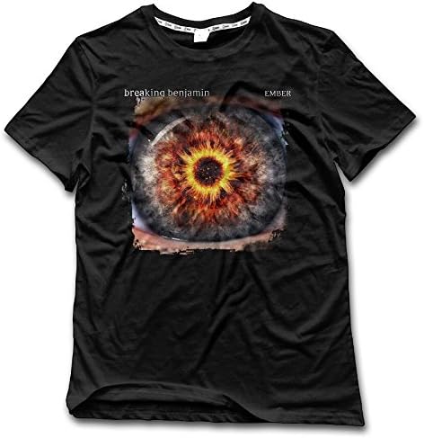 Men Breaking Benjamin Ember Custom Short Sleeve Tee Young Comfortable Tees Black