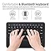 iPad Mini Case with Keyboard, Boriyuan 360 Degree Rotating Stand Detachable Wireless Bluetooth Keyboard PU Leather Cover for Apple iPad Mini 1/Mini 2/Mini 3 with Screen Protector and Stylus, Black