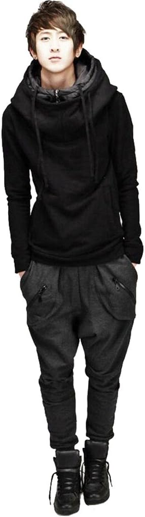 Cafuny Mens Casual Low Crotch Hiphop Harem Pants Jogging Sweatpants
