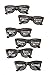 6 Pack Bachelor Party Favors Groomsmen Wedding Groom’s Glasses Kit