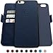 Dreem Fibonacci 2-in-1 Wallet-Case for iPhone 6-Plus & 6s-Plus, Magnetic Detachable PC Slim-Case, Luxury Vegan Leather, RFID Protection, Smart 2-Way Stand, Gift-Box - Royal