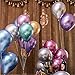 HoveBeaty Metallic Balloons Chrome Shiny Latex 12 Inch Thicken Balloons 50 Pack for Wedding Party Baby Shower Christmas Birthday Carnival Party Decoration Supplies