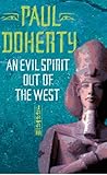 Front cover for the book An evil spirit out of the west by Paul Doherty