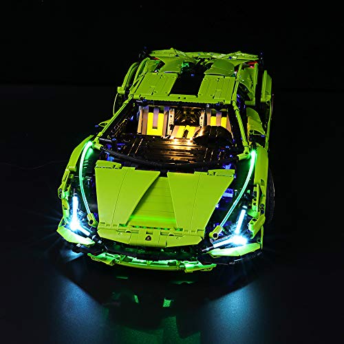 BRIKSMAX Led Lighting Kit for Technic Lamborghini Sián FKP 37 - Compatible with Lego 42115 Building Blocks Model- Not Include The Lego Set