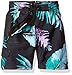 Kanu Surf Boys' Reflection Quick Dry UPF 50+ Beach Swim Trunk, Cozumel Black, 3T