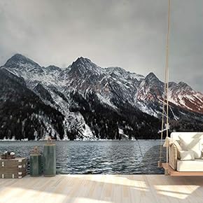 Wall Mural Magnificent Mountain View Removable Wallpaper Wall Sticker for Bedroom Living Room - 66x96 inches