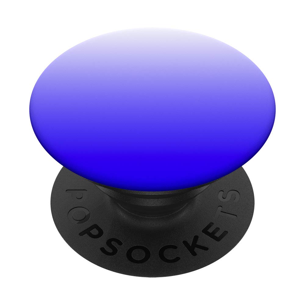 Pretty Gradient Aesthetic Colorful Blue & White Ombre Color PopSockets PopGrip: Swappable Grip for Phones & Tablets