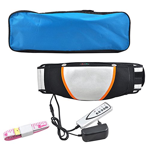 Enshey Slimming Belt Electric Weight Lose Belt Waist Trimmer Belt Body Massager Vibrating Heating Waist Body Tummy Sauna Belt Fat Burning Tool Electric Fat Burner Reduction Slimming Belt