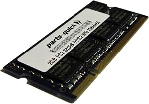 2GB Memory Upgrade for Dell Inspiron Mini 10v (1012) DDR2 PC2-6400 800MHz 200 pin SODIMM RAM (PARTS-QUICK Brand)