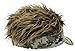 Flair Hair Men's Red Visor and Hair