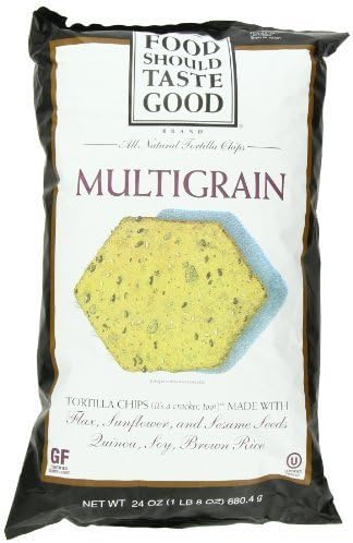 Food Should Taste Good Multigrain Tortilla Chips, 24 Ounce (Pack of 6)