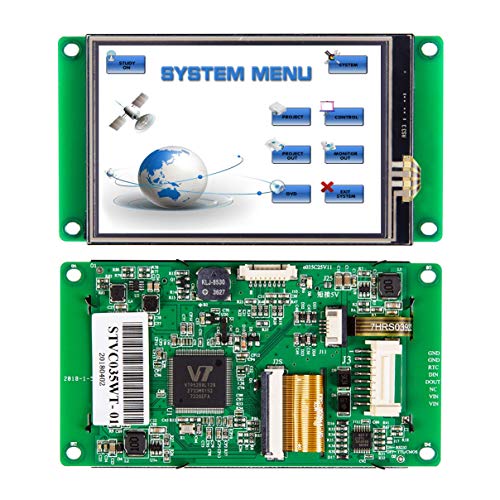 STONE HMI TFT LCD Display Programmable Logic LCD Controller Touch Screen for Equipment Use Customize Available (3.5 Inch, DTVC035WT-01)
