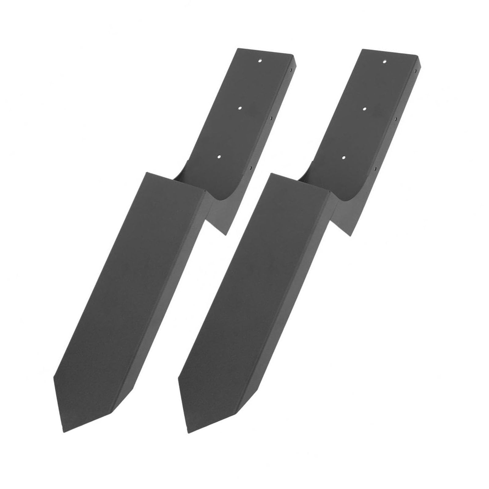 Heavy Duty Steel Fence Post Repair Kit, H Shape Design Fence Post Repair Stakes, Easy Installation, Fence Post Stakes Anchor Ground Spike for Wooden Fence Post