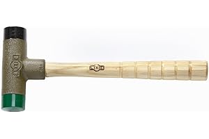 MINGTAWN Lixie 200L-MH - 38 Oz. Dead Blow Hammer - 2" Dia. Replaceable Medium & Hard Urethane Faces