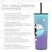 Simple Modern Insulated Tumbler with Lid and Straw | Iced Coffee Cup Reusable Stainless Steel Water Bottle Travel Mug | Gifts for Women Men Her Him | Classic Collection | 24oz | Tropical Seas