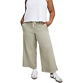 Torrid Women's Plus Size Pants - Weekend Wide Leg Ankle Crop Pants
