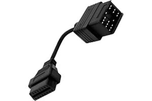 Goliton 17 Pin to 16 Pin OBD OBDII Adapter Cable Compatible for Toyota Camry Corolla Highlander Prius Diagnostic Adapter Cable