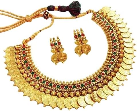 Gold Plated Necklace Set Amazon Ethnic Jewellery YouBella