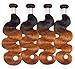 Sakula Ombre Body Wave 100% Human Hair Bundles Brazilian Unprocessed Double Drawn Weft Virgin Remy Hair Extensions with 1B/30 Color (18 18 20 20 inch)…