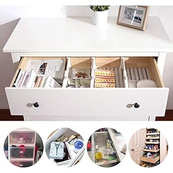 Amazon Com Adjustable Expandable Deep Drawer Organizer Drawer