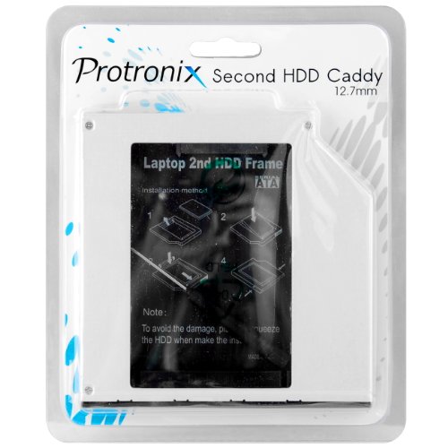 image for JacobsParts Protronix SATA Optical Bay 2nd Hard Drive Caddy, Universal