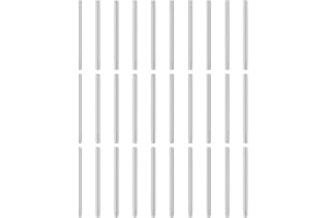 HARFINGTON 100pcs Dowel Pins M3(3mm) x 55mm 304 Stainless Steel Cylindrical Shelf Support Peg Pin Rod Fasten Elements for Met