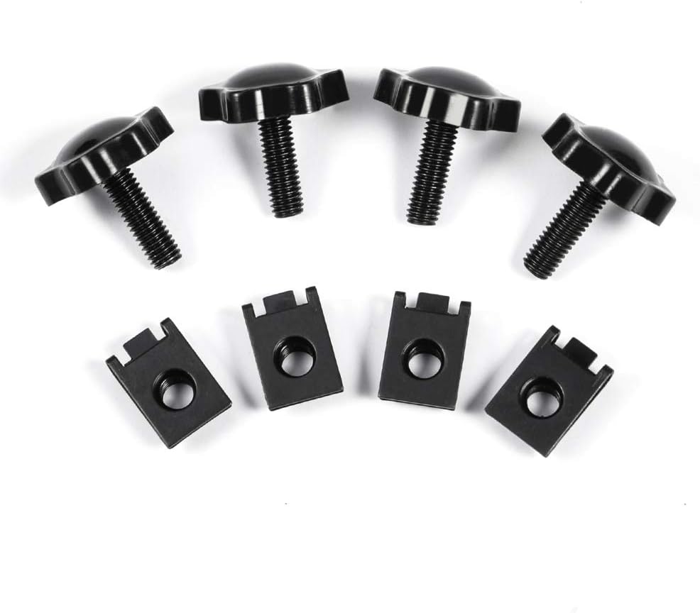 Amazicha Theft Deterrent Saddlebag Locks Saddle bag Mounting Screw Bolt Black for Harley Davidson Touring Road Electra Street Glide 1988-2020: Automotive