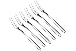 Stainless Steel Forks Set, Forks for Oyster and Shellfish, Appetizers Tasting Forks, Cocktail Salad Dessert Fruit Forks for B