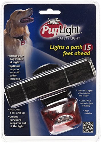 PupLight Dog Safety Light, Red
