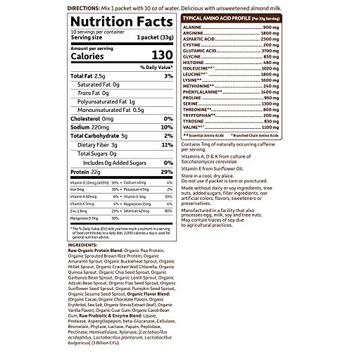 5 Garden+Life+Organic+Protein+Chocolate