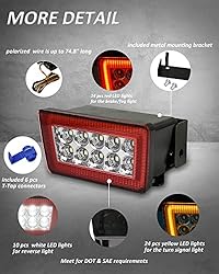 BESTVIEW 5-In-1 LED Rear Fog Light Assembly Kits