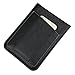 aubaddy Double Pouch Leather Sleeve Bag Slim Travel Case for iPad Mini/Mini 2/Mini 3/Mini 4 (Black)