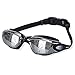 Asehuoz Swimming Goggles Anti Fog Shatterproof UV Protection,No Leaking with Silicone Nose Clip Ear Plugs and Protection Case Swimming Goggles Suit for Men Women Kids-Best Swim Goggles (black-1)