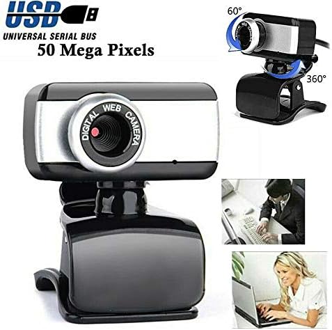 Sinda USB 50.0 Mega Pixel 2.0 HD Camera Webcam Clip Web Cam With Microphone For PC MSF