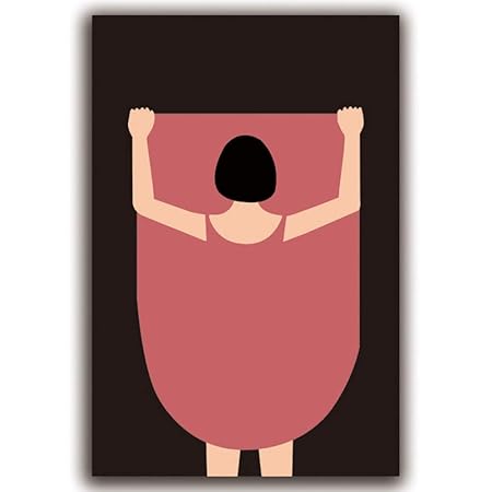 tzxdbh Encantador Lindo Vestido Rosa Falda niña Lienzo Pintura ...