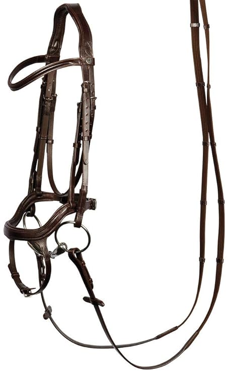 Harry's Horse Schwedische Trense Anatomic Leder mehr Komfort für Das Pferd