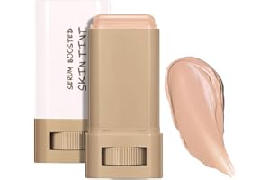 SWETIYOU Multi-Use Foundation Stick Beauty Balm Serum Boosted Skin Tint, On-The-Go Tinted Solid Serum, Lightweight and Buildable Creamy Skin Tint Stick Makeup, Natural Finish(05#)