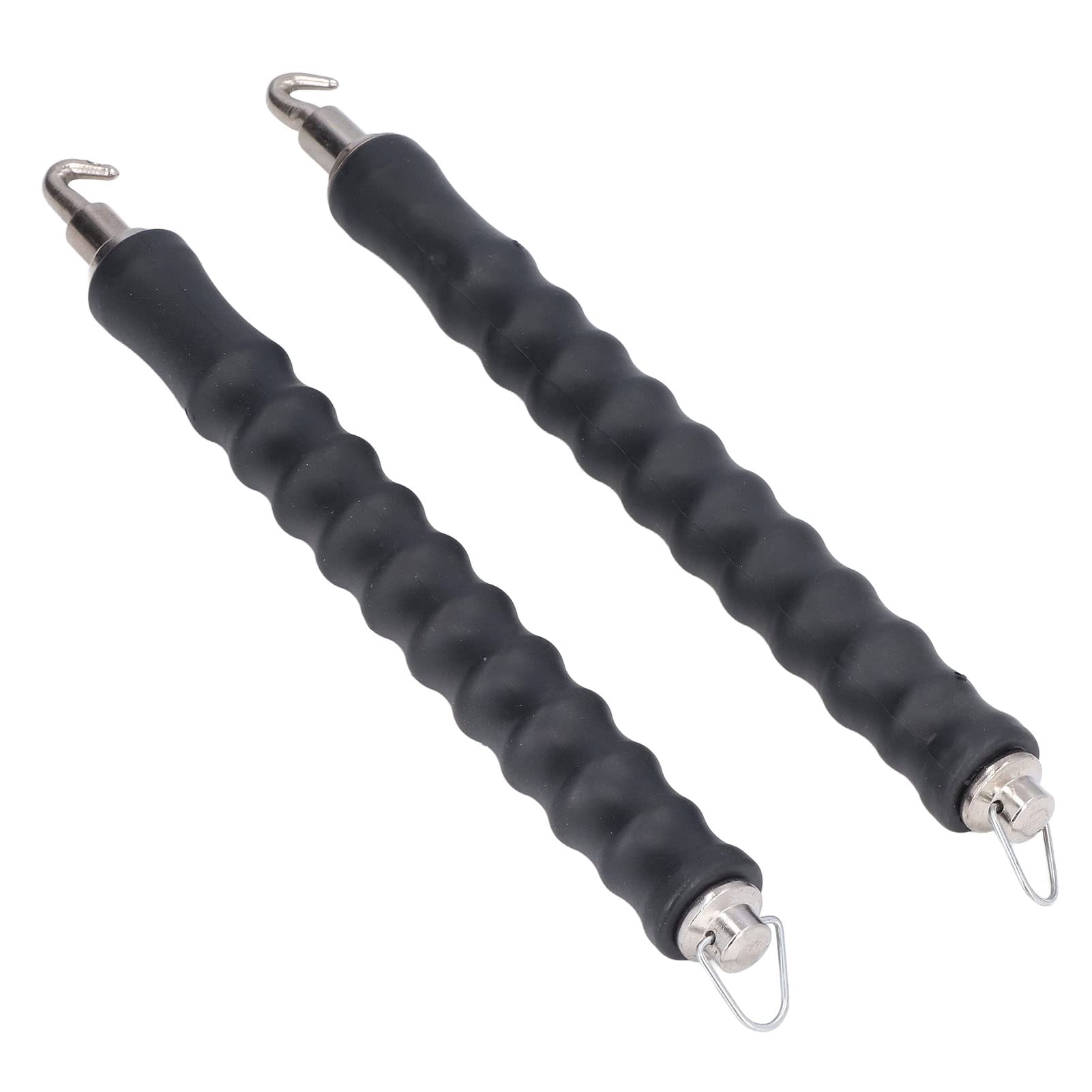 Rebar Tire Wire Tool, 2Pcs Rebar Tire Wire Tool, 30cm Total Length Portable Automatic Twist Pull Hook, Steel + PVC Hook, Rebar Cutters and Benders