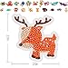 Alphatool 20Pcs 5D Colorful DIY Diamond Painting Stickers-Number Handmade Animal Sticker for Mobile Phone,Refrigerator,Cup,Book,Window