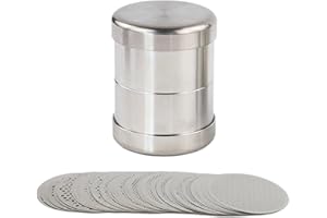 DEEVOKA 65Pcs, Jewelry Making Tool Set Measuring, 48mm Plates Accessories Professional Diamond Sorting Sieve for Hobby Bead Pearl Gemstones