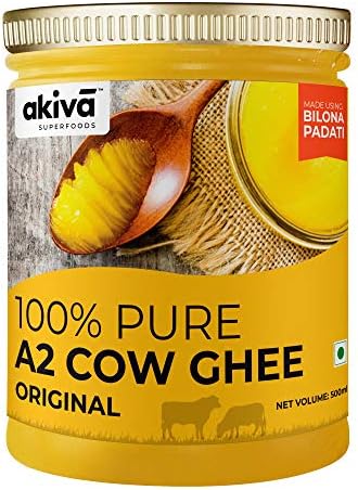 Pure Desi A2 Cow Ghee from Bilona Method - (Original) 500 Ml (16.90 Oz)