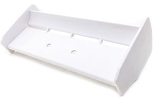 Dantenron 1/10 RC Car Force Rear Spoiler High Down Force Body Wing Tail Compatible with 1:10 Scale RC Off Road Short Course Truck Buggy Racing Car (White)