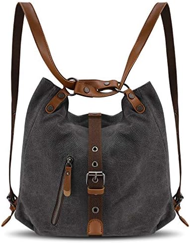 YANGYANJING Women Shoulder Bag Ladies Fashion Backpack Purse Multifunctional Casual Backpack Canvas Handbags