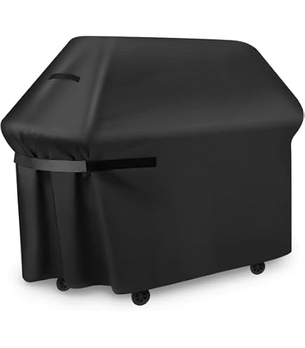 Housse Barbecue 122x65,5x100 Cm – Oxford 210D Imperméable, Avec Sangles, Pour Weber, Napoleon, Etc.