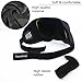 Eye Sleep Sleeping Mask for Blocking Out Unwanted Light, 3D Design without Pressure to eyes, with Sleeping Ear Plugs (Gray) (black)